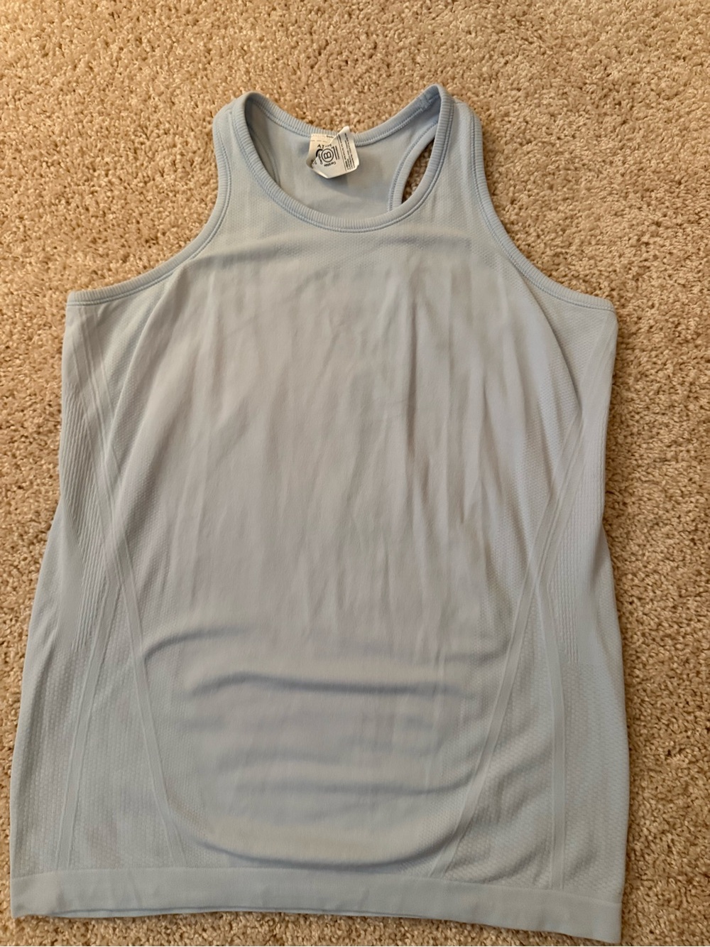 Athleta Pale Blue Racerback Athletic Tank